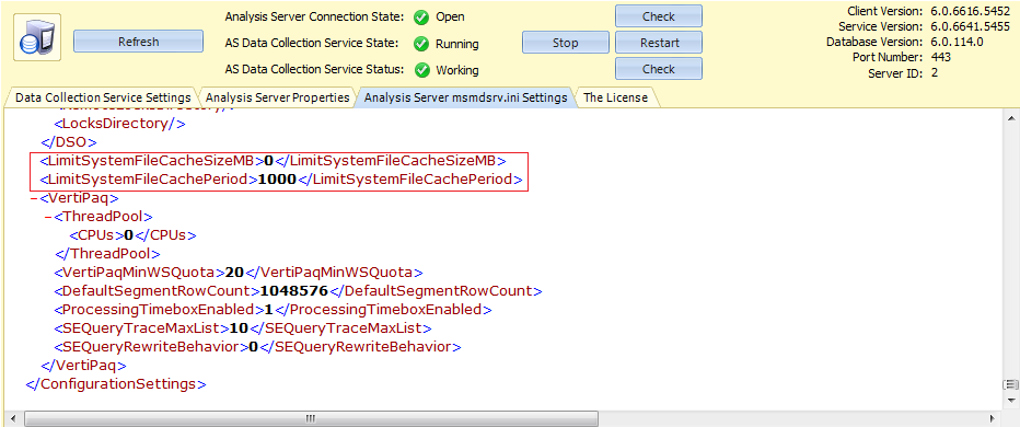 memory analysis and caching